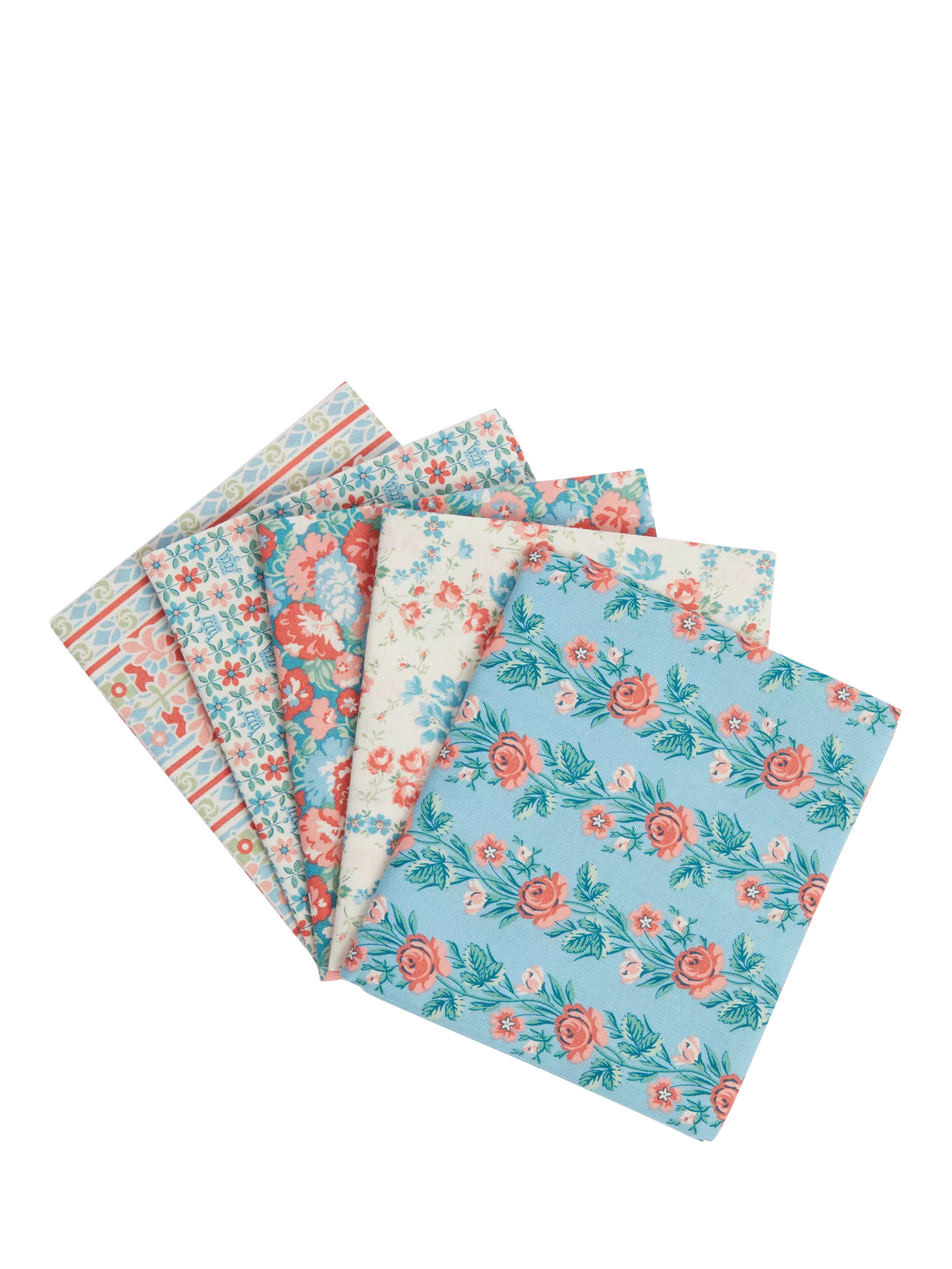 Liberty Fabrics Palace Gardens Lasenby cotton fat quarter fabric pack, imported from the UK