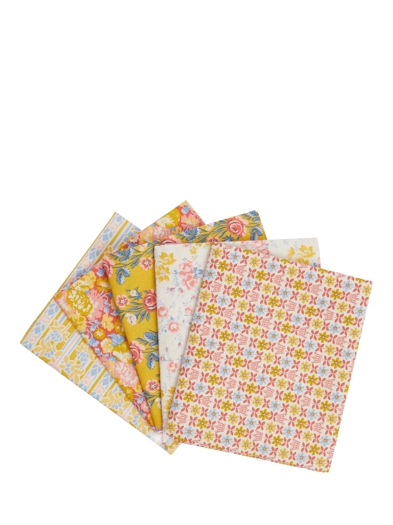 Liberty Fabrics Palace Gardens cotton fat quarter pack - British product