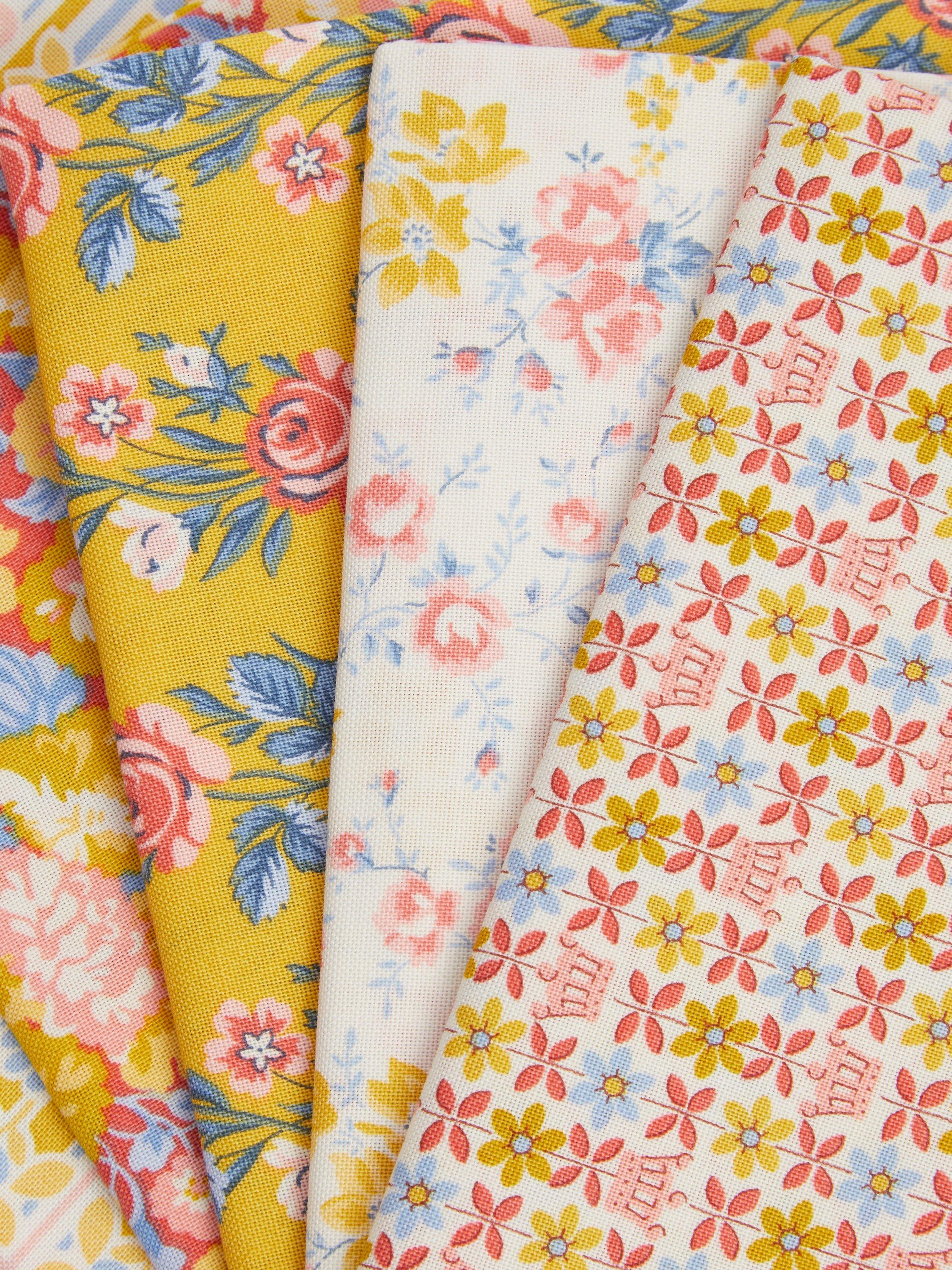 Liberty Fabrics Palace Gardens cotton fat quarter pack - British product