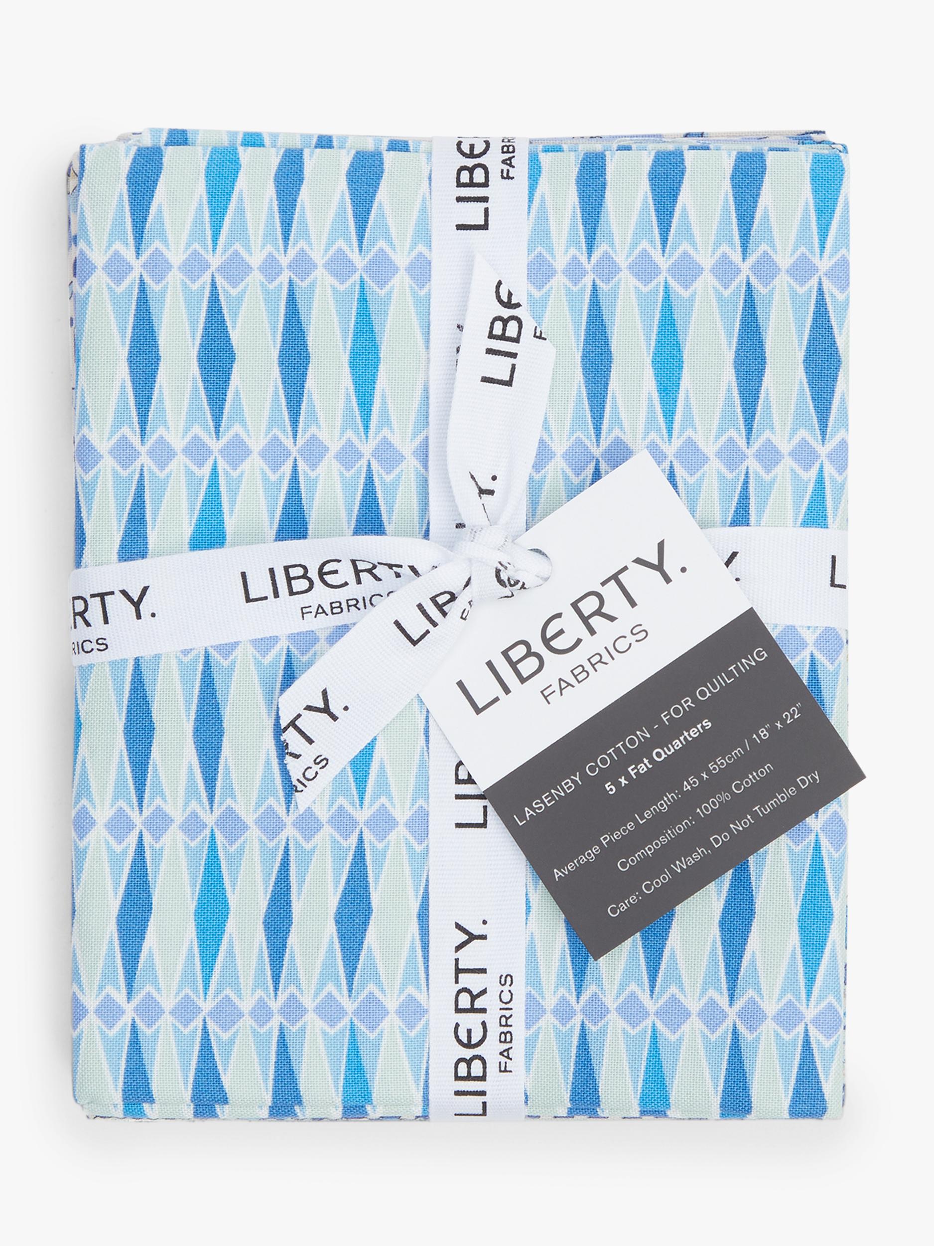 Liberty Fabrics Summer Fair fat quarter quilting fabric pack blue - British product
