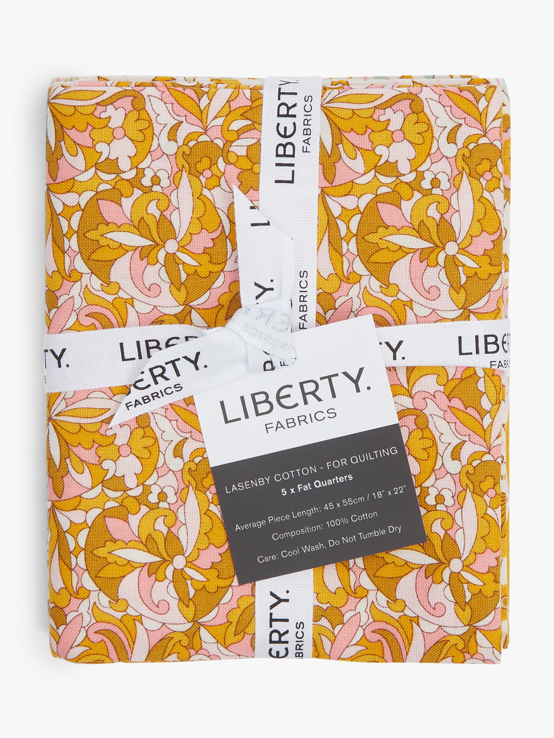 Liberty Fabrics Summer Fair yellow quilting fat quarter pack (British brand)
