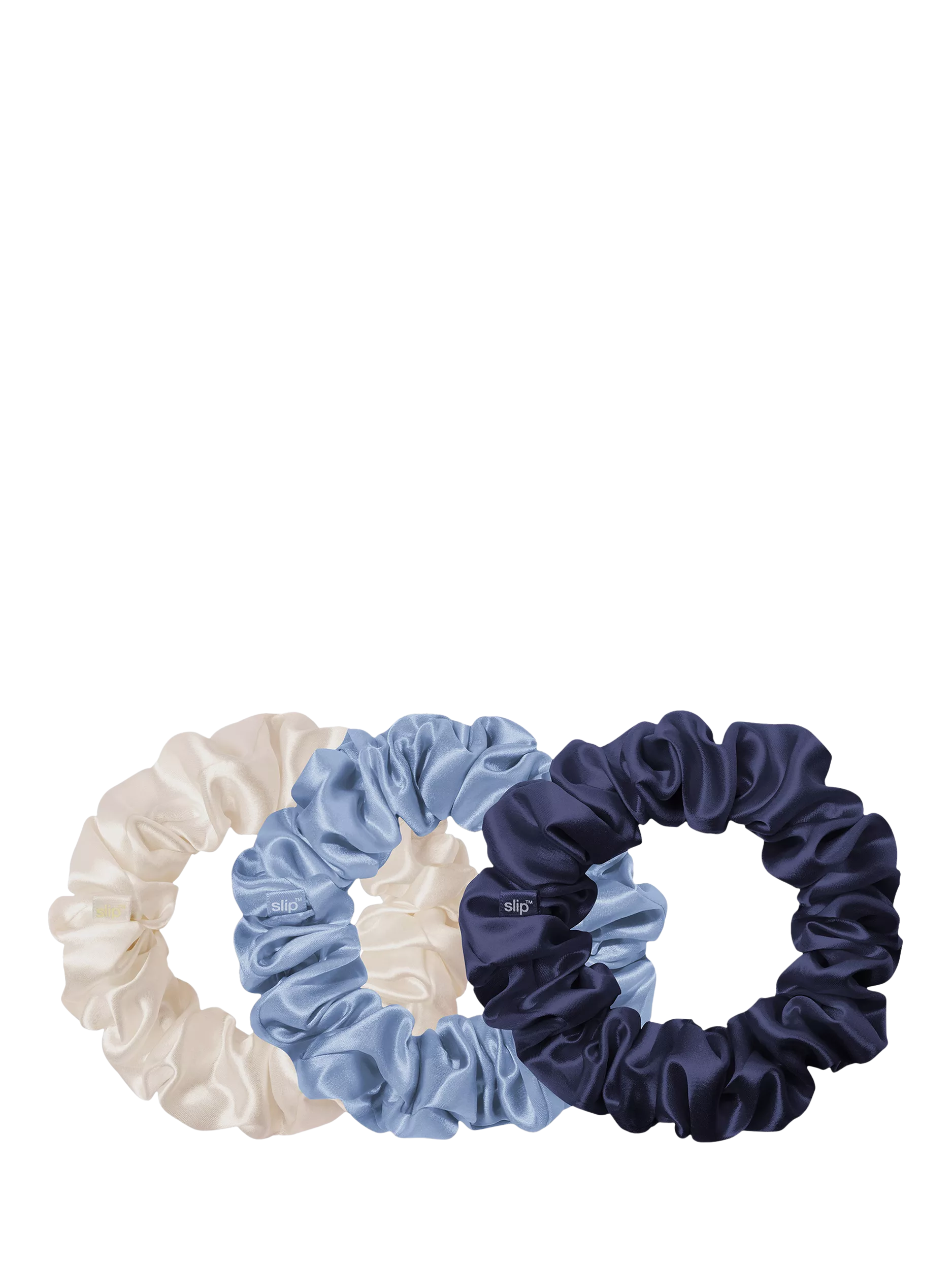 Slip large silk scrunchies pack of 3 (British brand)