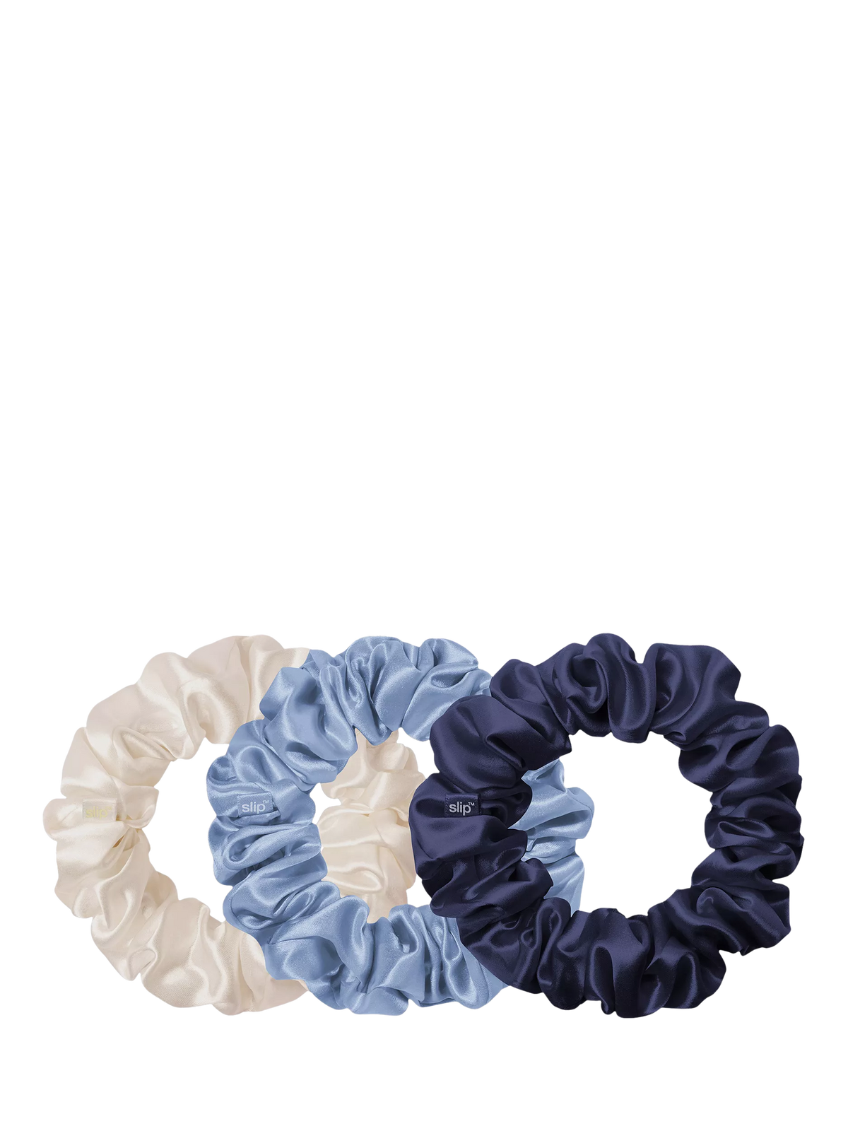 Slip large silk scrunchies pack of 3 (British brand)
