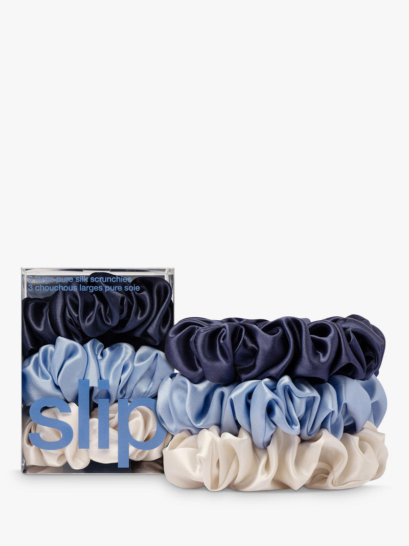 Slip large silk scrunchies pack of 3 (British brand)