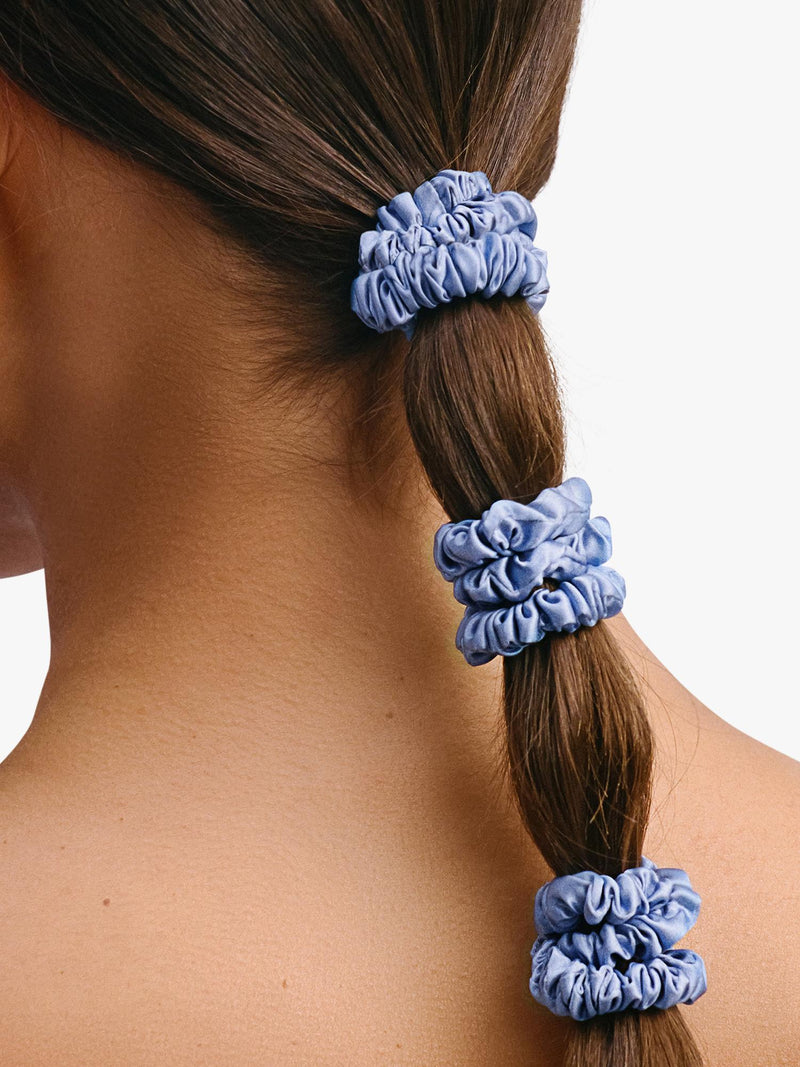 Slip silk skinny scrunchies 4 pack, imported from the UK