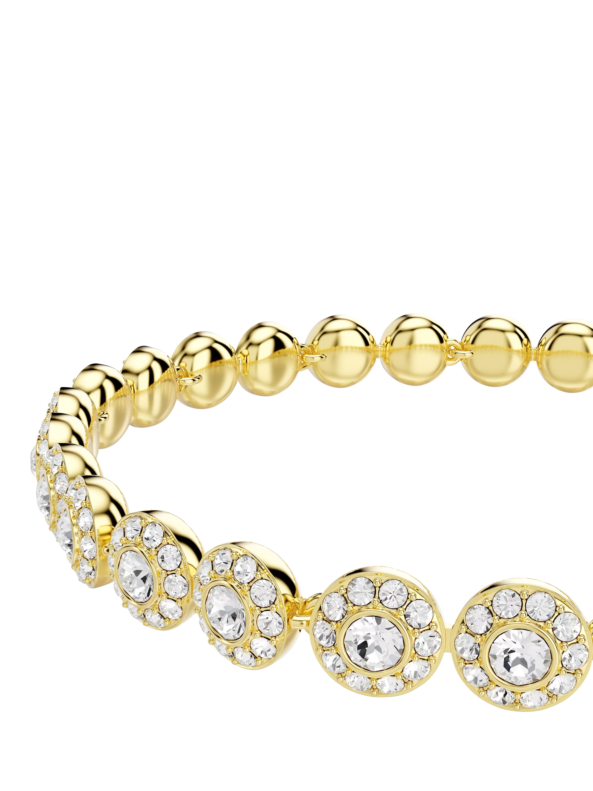 Swarovski Una Angelic crystal bracelet gold-tone, imported from the UK