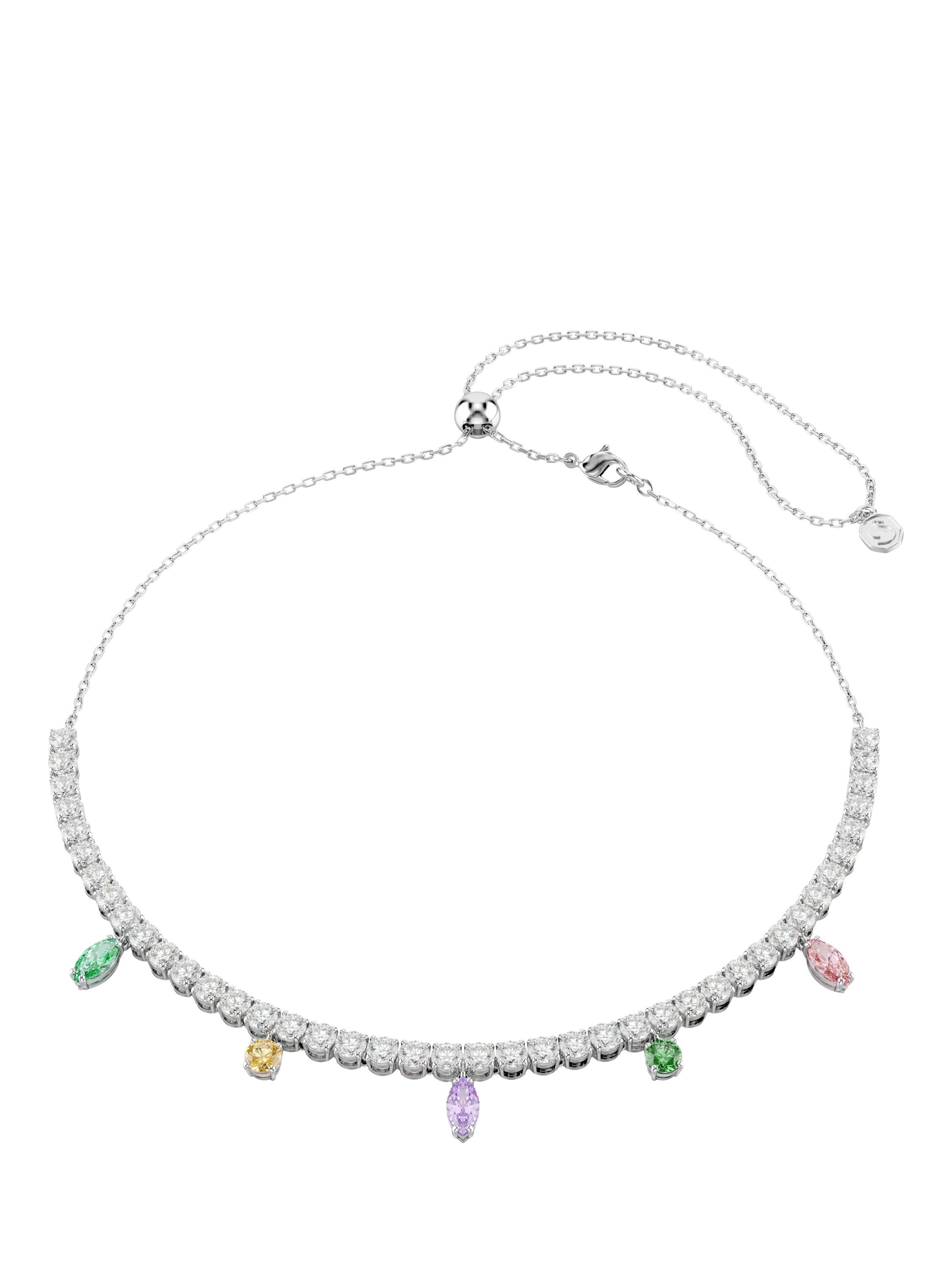 Swarovski tennis necklace white 440mm, UK version
