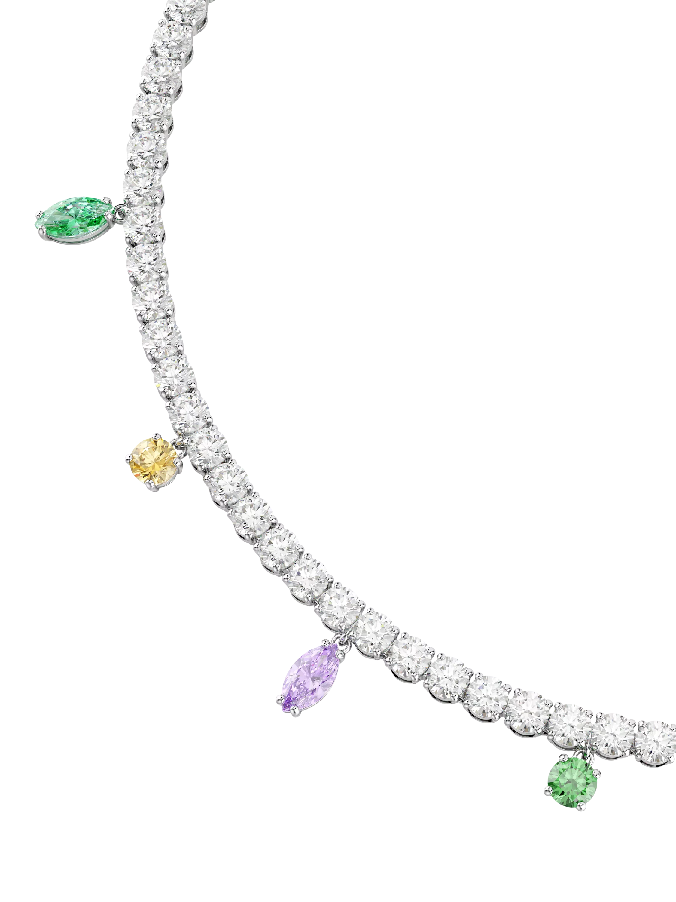 Swarovski tennis necklace white 440mm, UK version