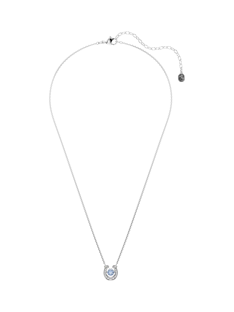Swarovski blue horseshoe pendant necklace, UK version