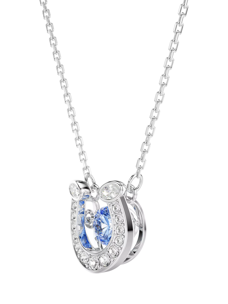 Swarovski blue horseshoe pendant necklace, UK version
