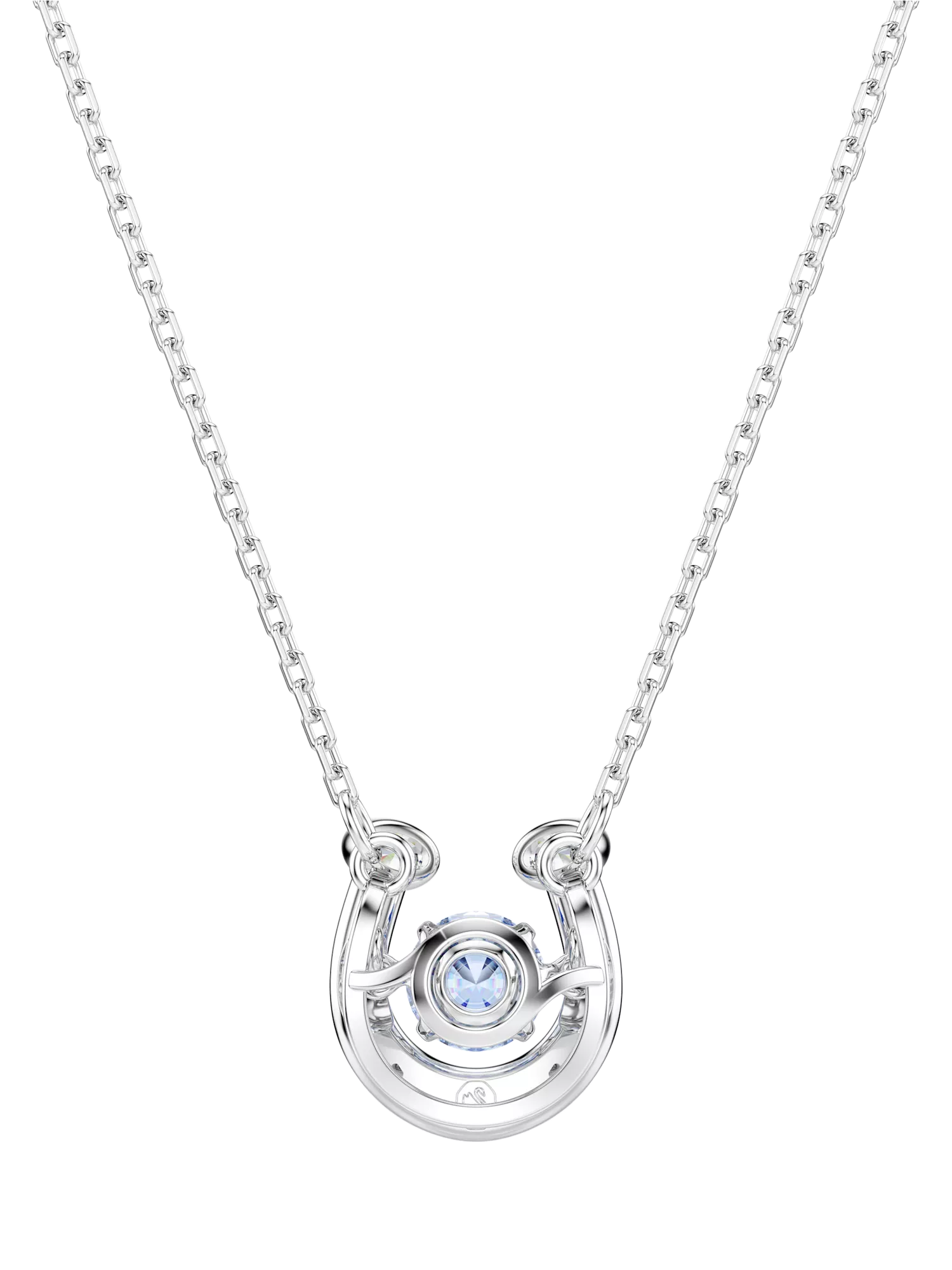 Swarovski blue horseshoe pendant necklace, UK version