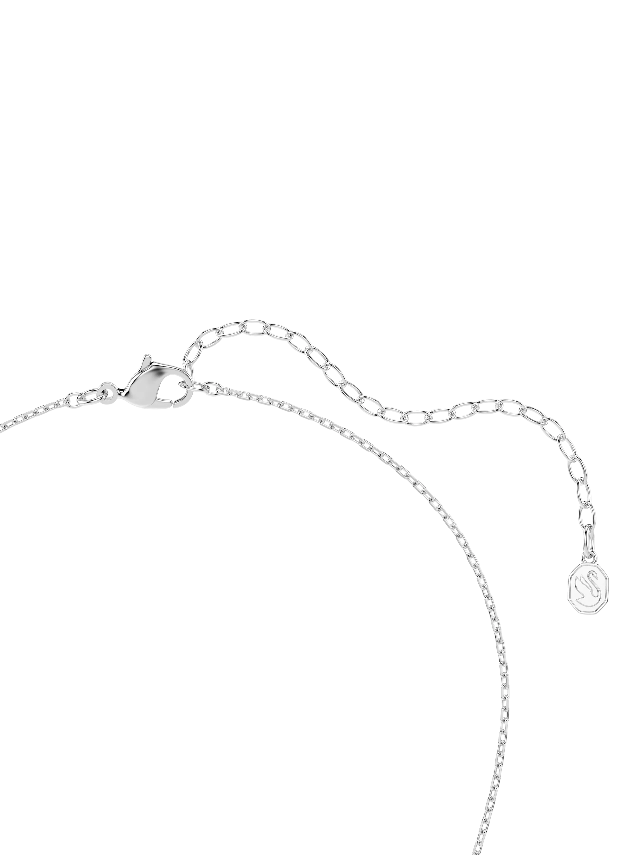 Swarovski crystal heart and arrow pendant necklace, imported from the UK