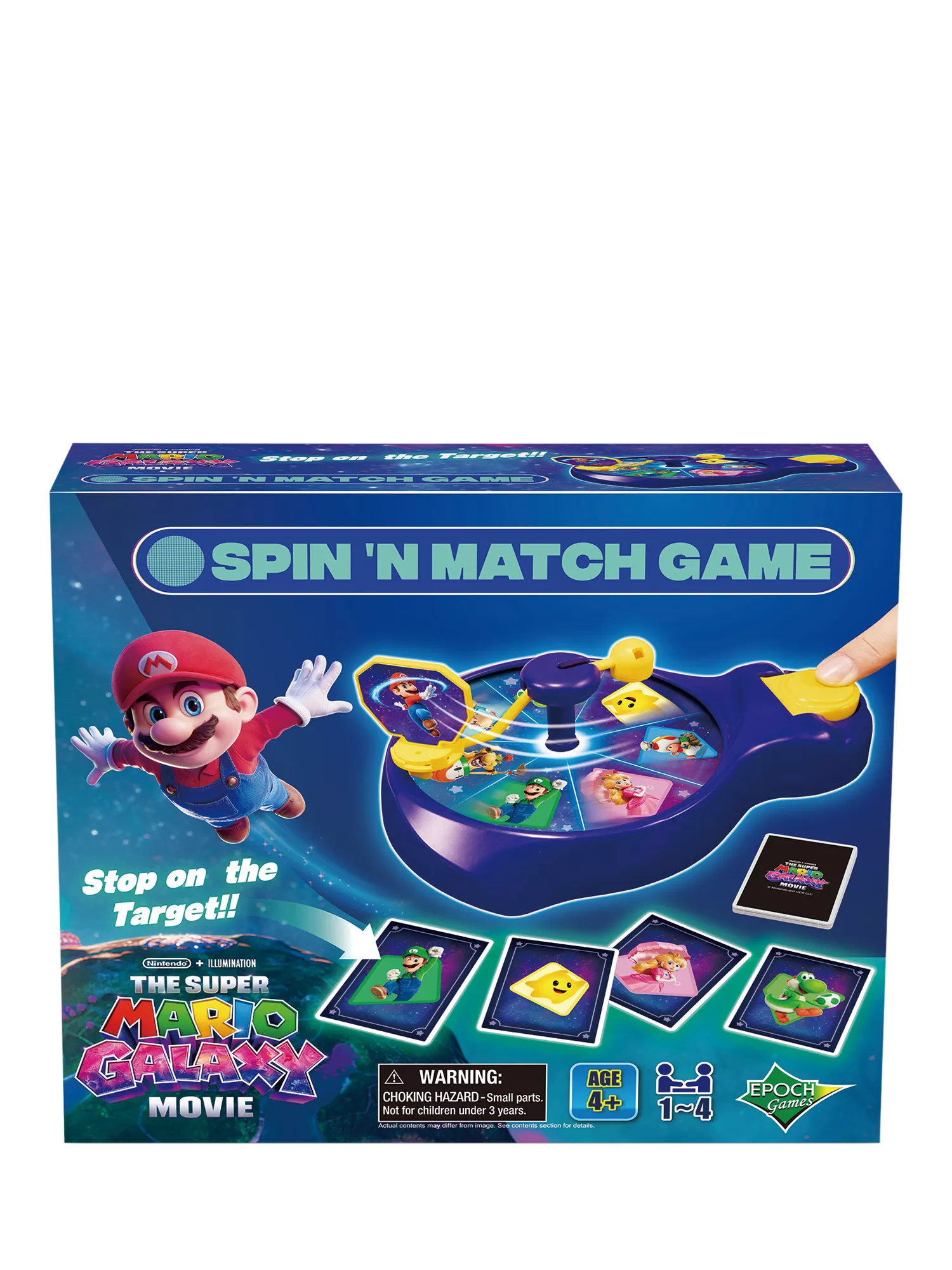 Nintendo Super Mario Galaxy Spin and Match board game (British brand)