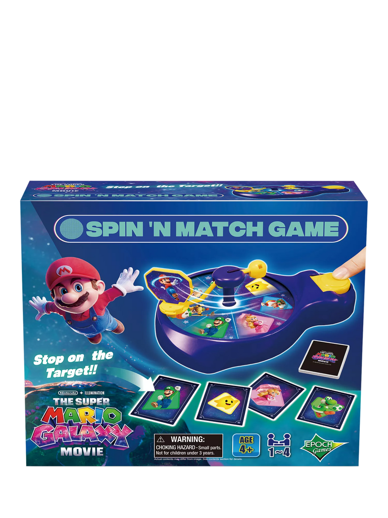 Nintendo Super Mario Galaxy Spin and Match board game (British brand)