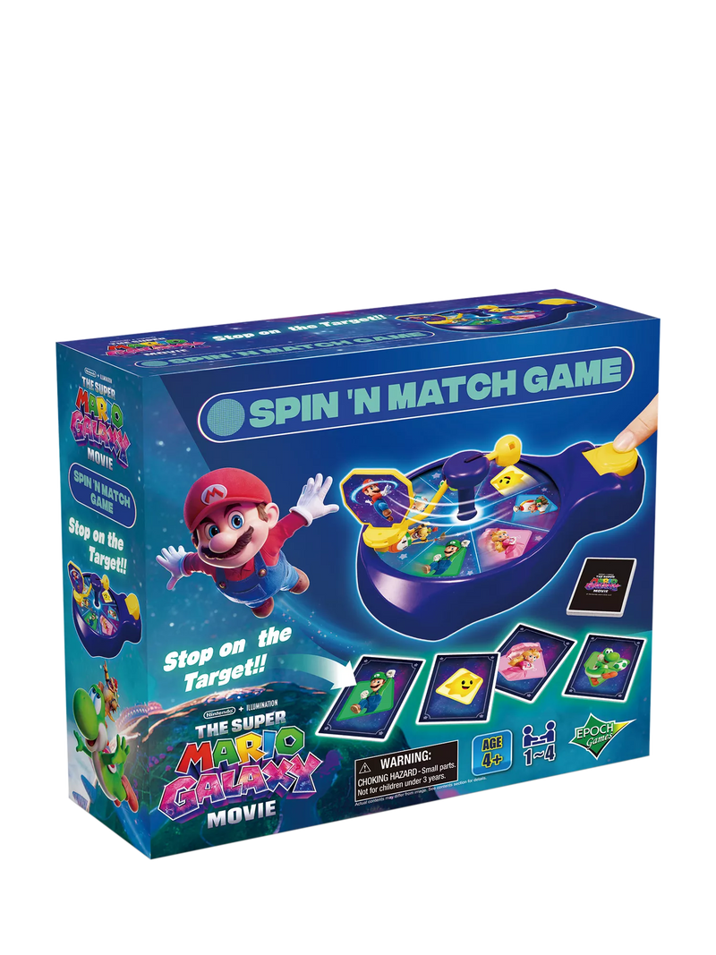 Nintendo Super Mario Galaxy Spin and Match board game (British brand)