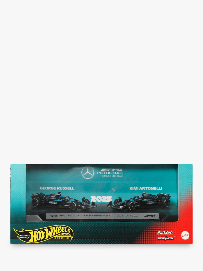 Hot Wheels Mercedes-AMG F1 2-Pack die-cast car set - British product