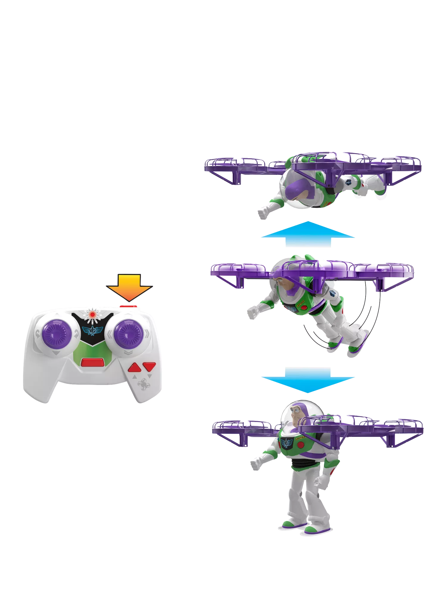Disney remote control flying Buzz Lightyear - British product