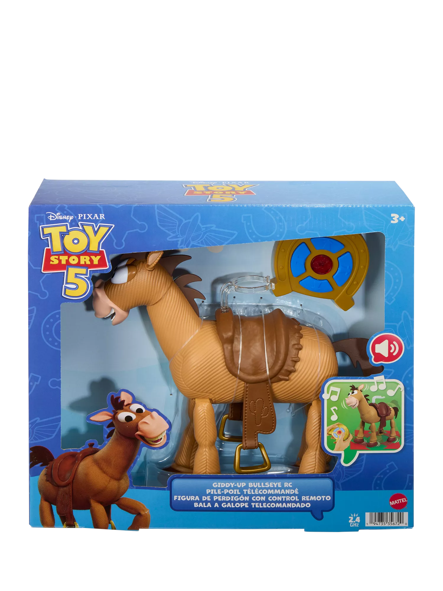Disney Toy Story Bullseye remote-controlled figure 12 inches, UK version