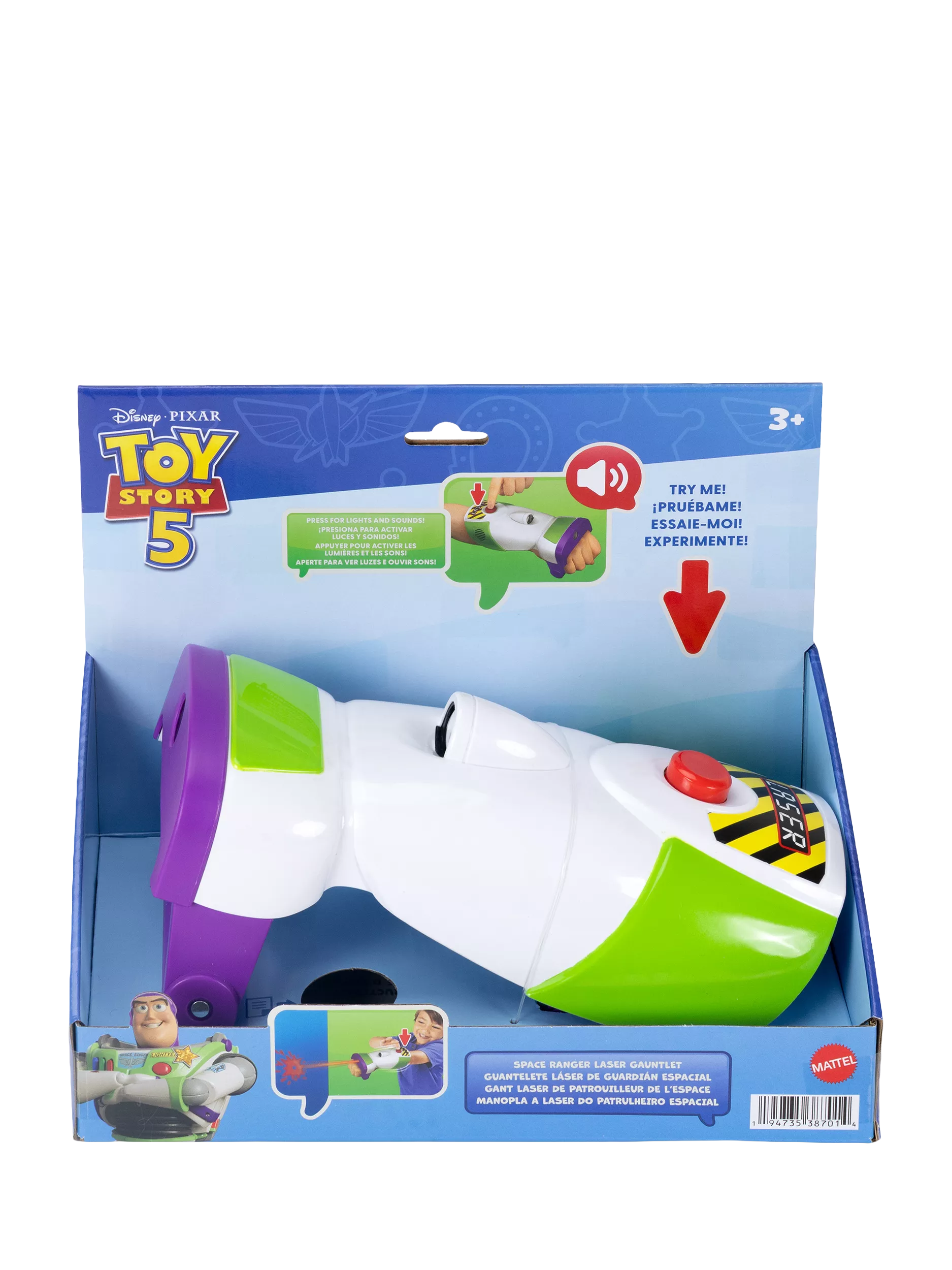 Disney Toy Story 5 Buzz Lightyear Laser Gauntlet toy (British brand)