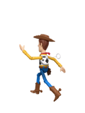 Disney Toy Story Running Woody action figure 12-inch (British brand)