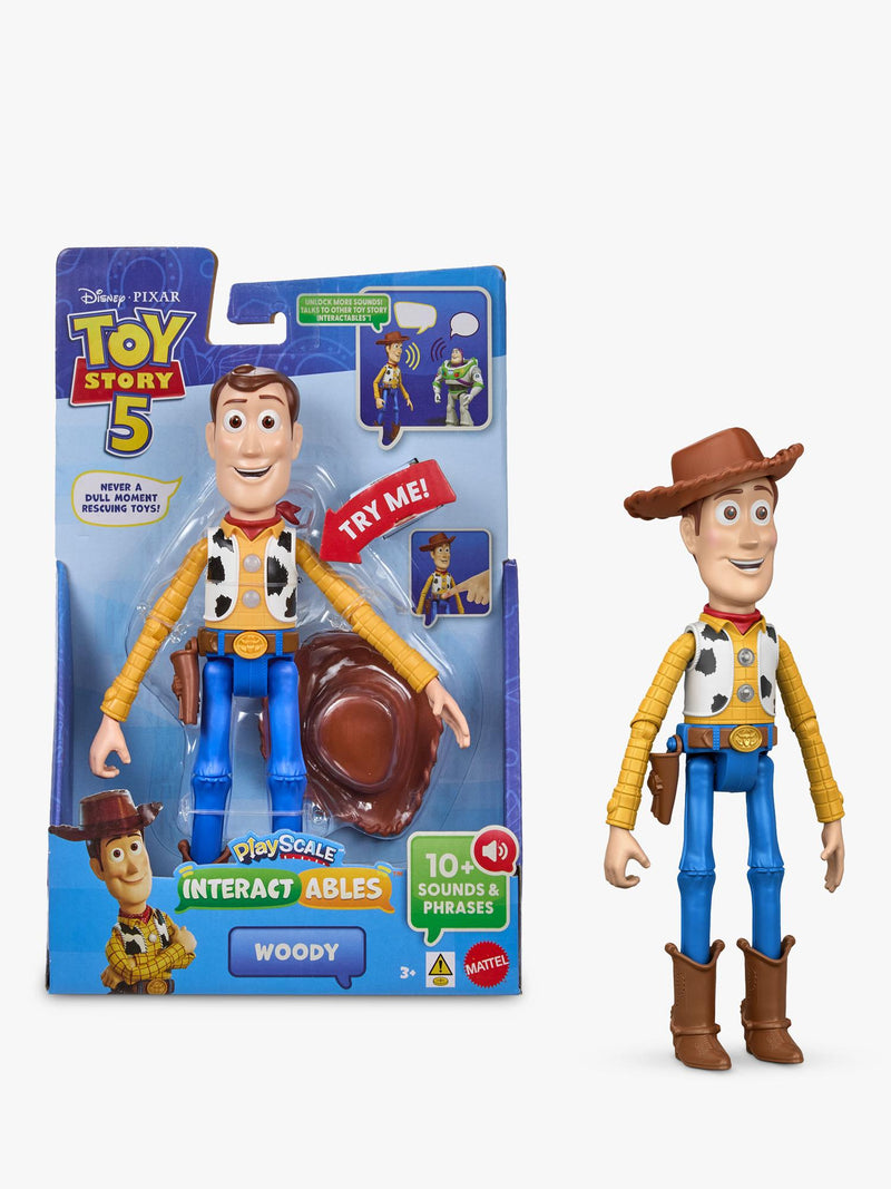 Disney Woody Interactables talking figure 9.2-inch, imported from the UK