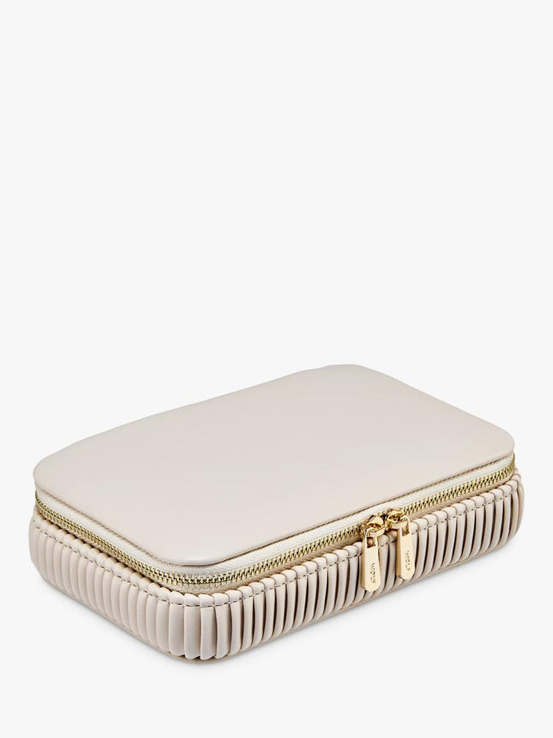 WOLF Bella Zip jewellery case, imported from the UK