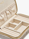 WOLF Bella Zip jewellery case, imported from the UK