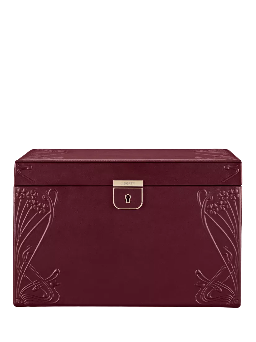 WOLF x Liberty embossed large jewellery box (British brand)