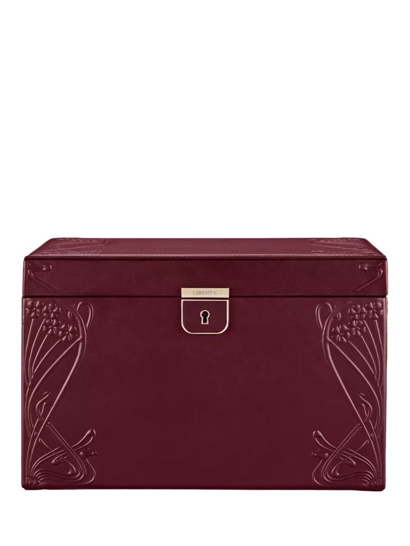 WOLF x Liberty embossed large jewellery box (British brand)