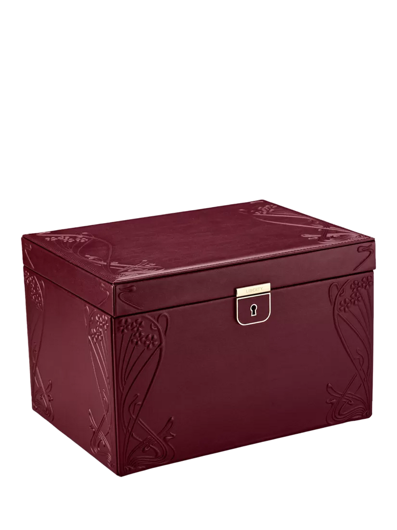 WOLF x Liberty embossed large jewellery box (British brand)