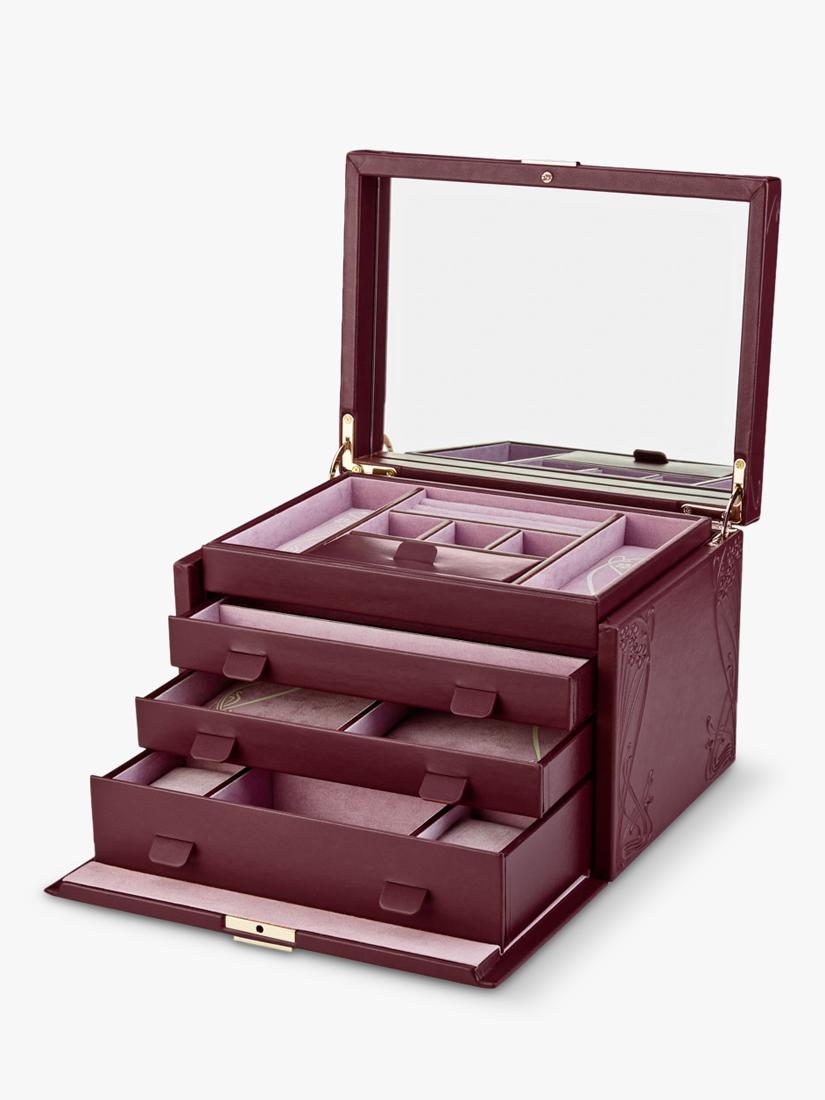 WOLF x Liberty embossed large jewellery box (British brand)