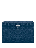 WOLF x Liberty Large Jewellery Box, Navy