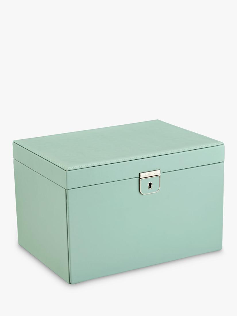 WOLF large jewellery box in sage with Liberty Julia print - British product