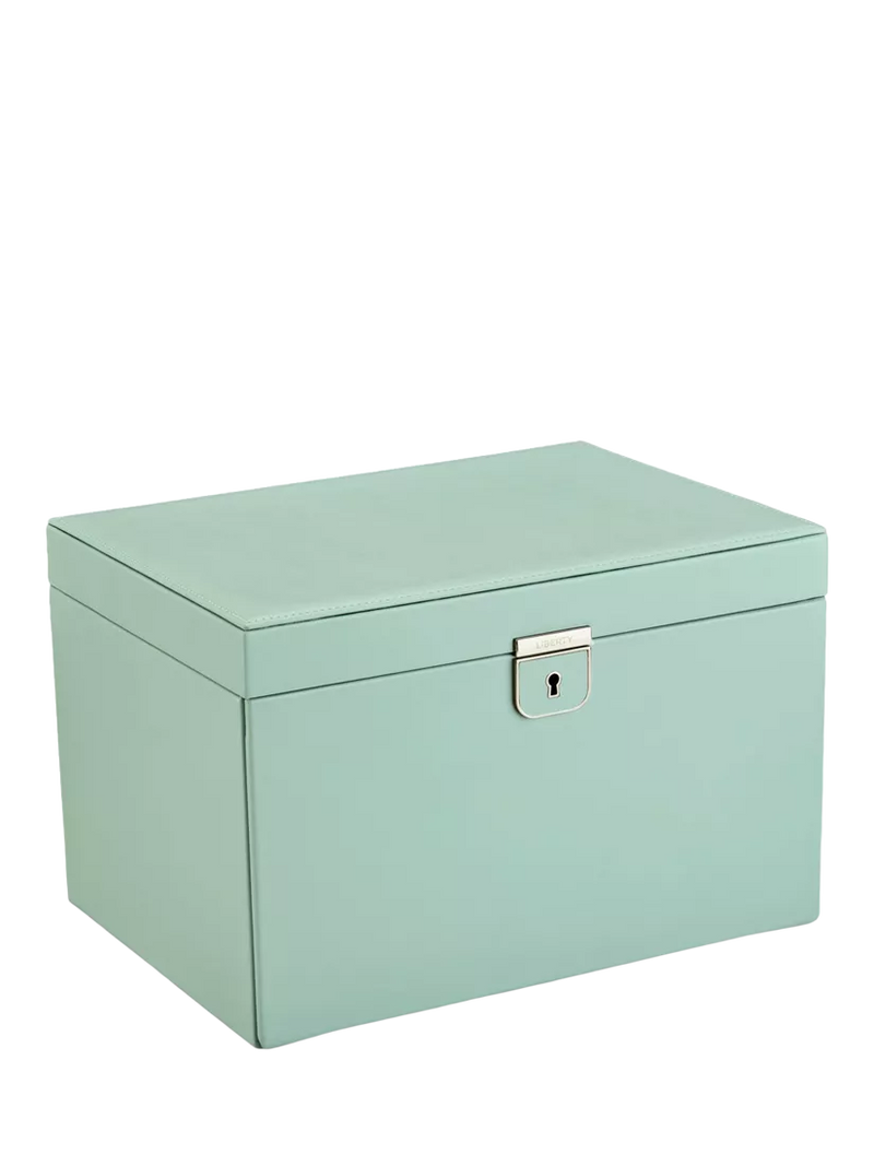 WOLF large jewellery box in sage with Liberty Julia print - British product