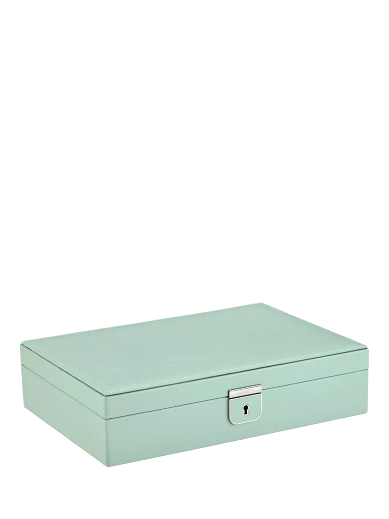 WOLF Julia Medium jewellery box in sage, UK version