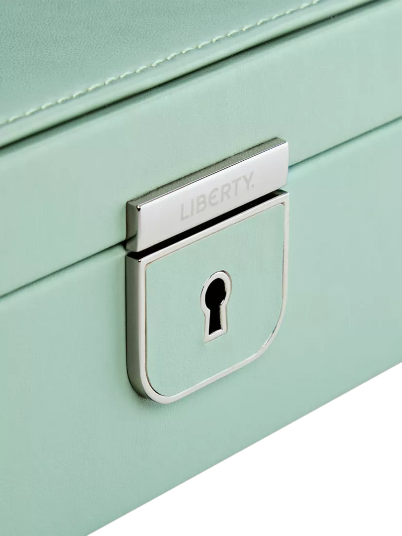 WOLF Julia Medium jewellery box in sage, UK version