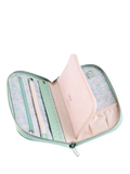 WOLF x Liberty Julia travel jewellery portfolio sage - British product