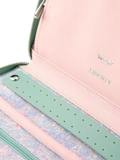 WOLF x Liberty Julia travel jewellery portfolio sage - British product
