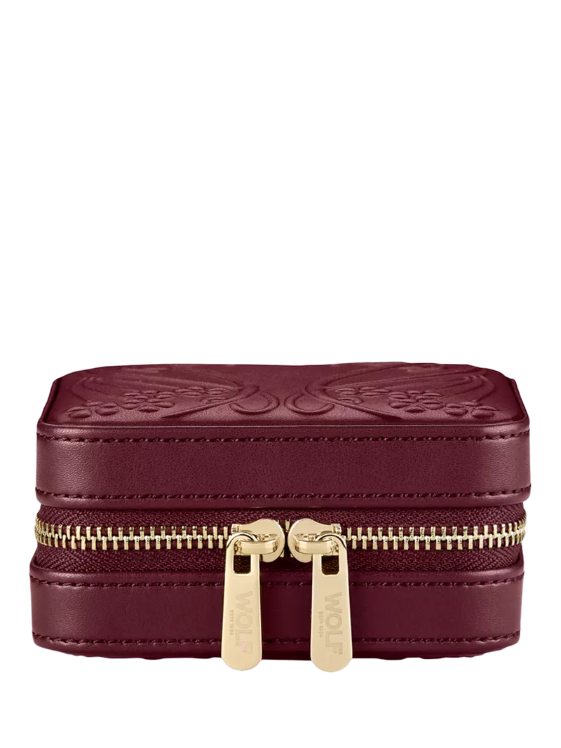 WOLF Liberty small jewellery zip case (British brand)