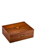 WOLF musical jewellery box walnut wood veneer ballerina (British brand)