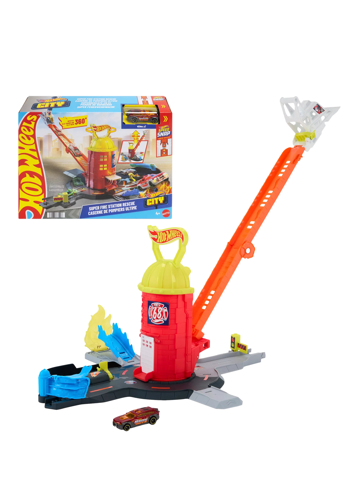 Hot Wheels Fire Station Playset, imported from the UK