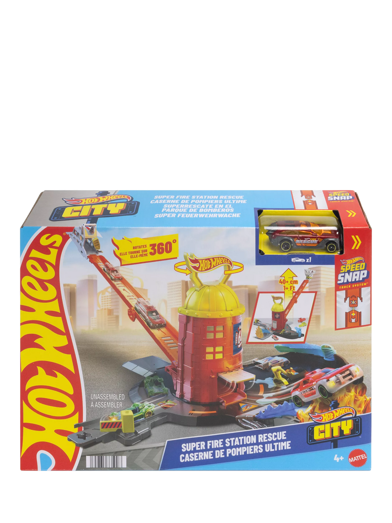 Hot Wheels Fire Station Playset, imported from the UK