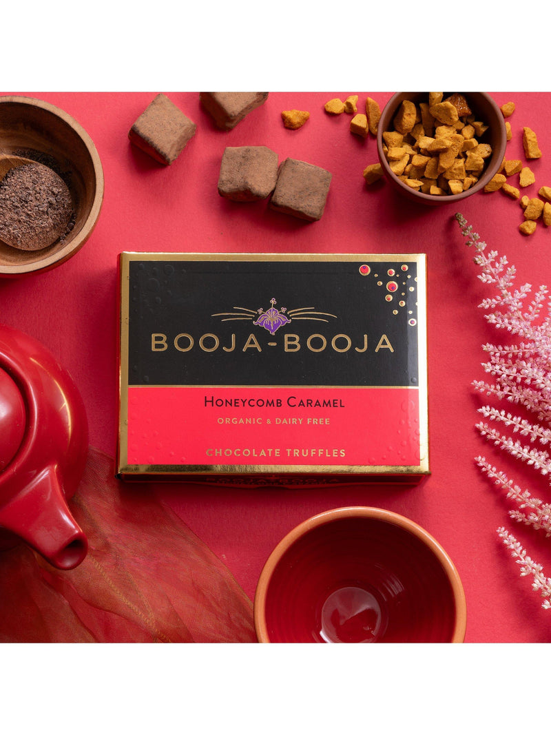 Booja-Booja vegan honeycomb truffles 92g, UK version