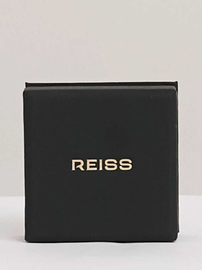 Reiss gold tone cuff bracelet with tiger's eye stone (British brand)