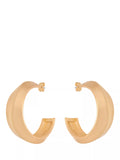 Reiss Tara tactile twist hoop earrings gold tone (British brand)