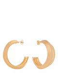 Reiss Tara tactile twist hoop earrings gold tone (British brand)