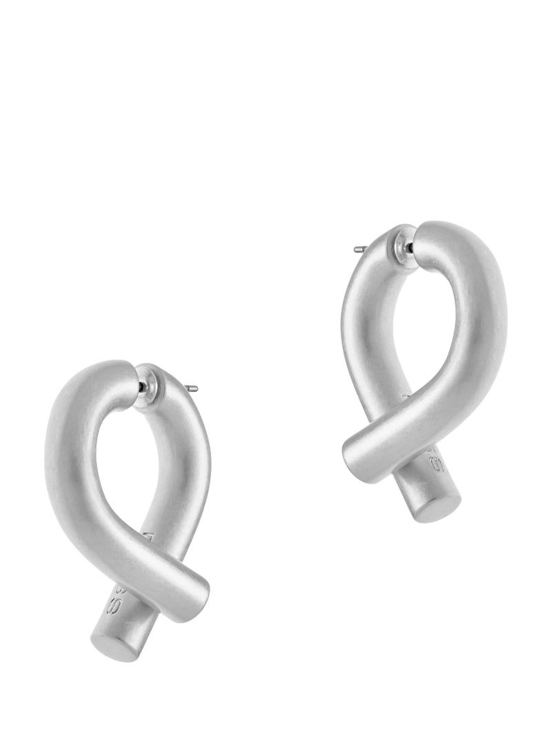 Reiss Taylor Tubular Metal Twist Earrings