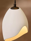 MADE Emrys cluster pendant light in cream and black, UK version