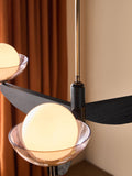 MADE Layla three-arm pendant ceiling light black (British brand)