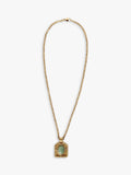 By Alona Aiden Aventurine necklace gold plated, imported from the UK